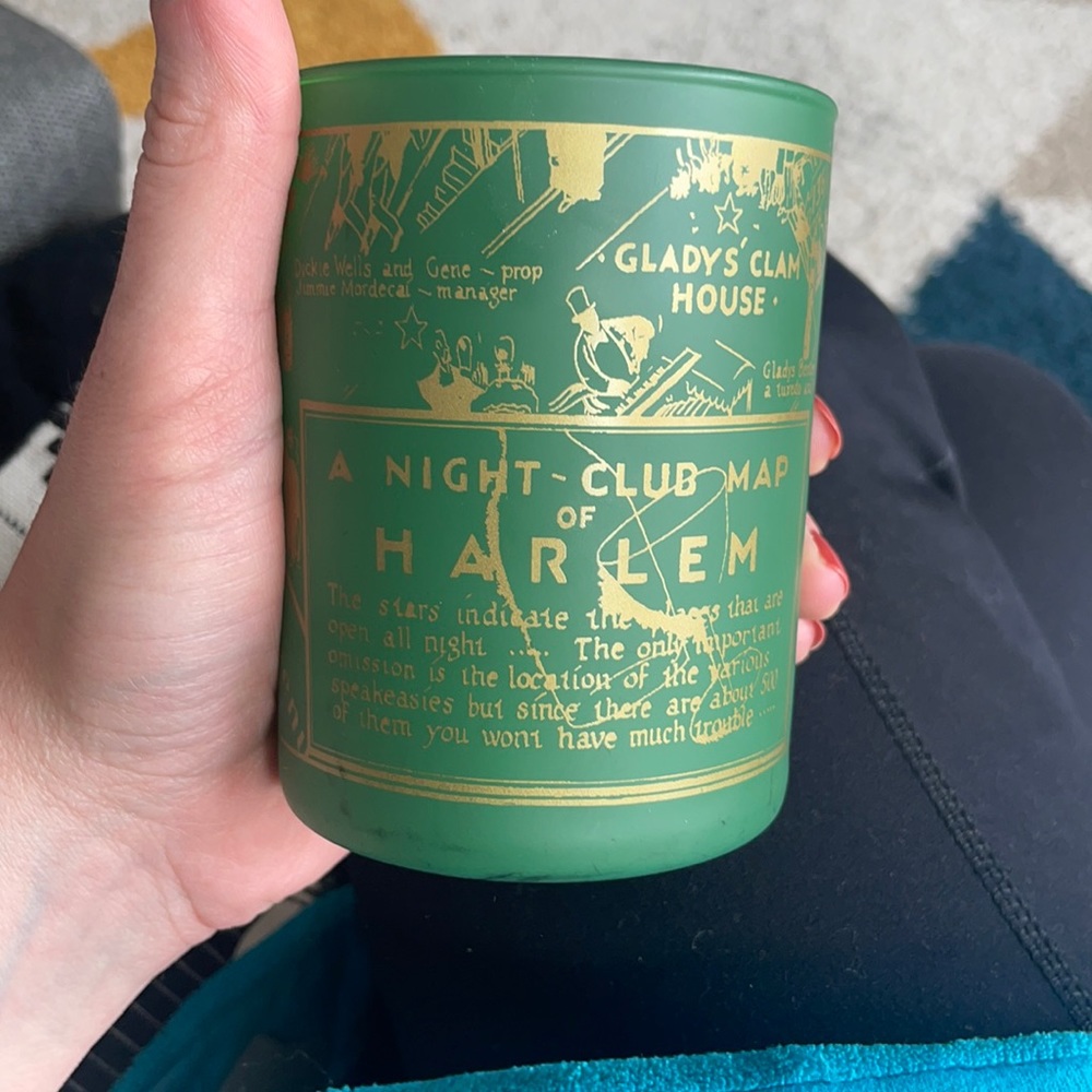 Empty decor vessel!  Harlem Candle Co.